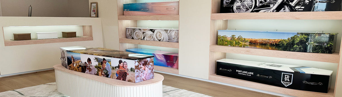 Lifestyle Coffins showroom, Port Adelaide