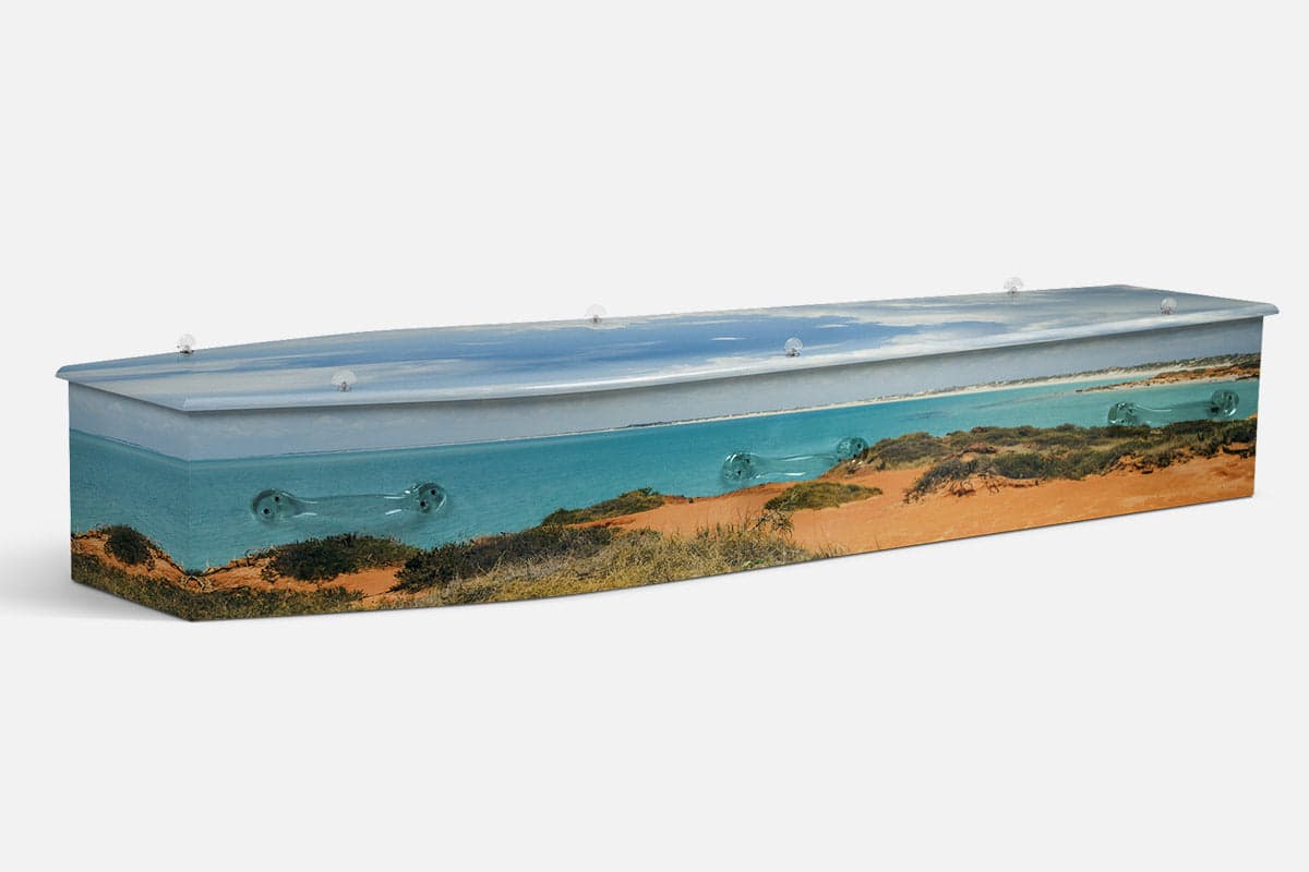 Australian Coastline coffin