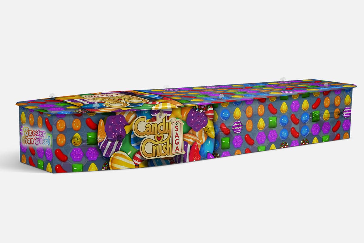 Candy Crush coffin