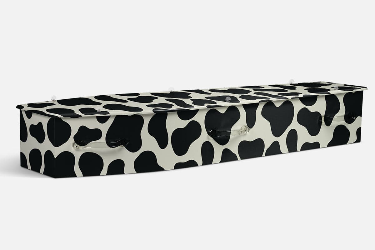 Cow Print coffin