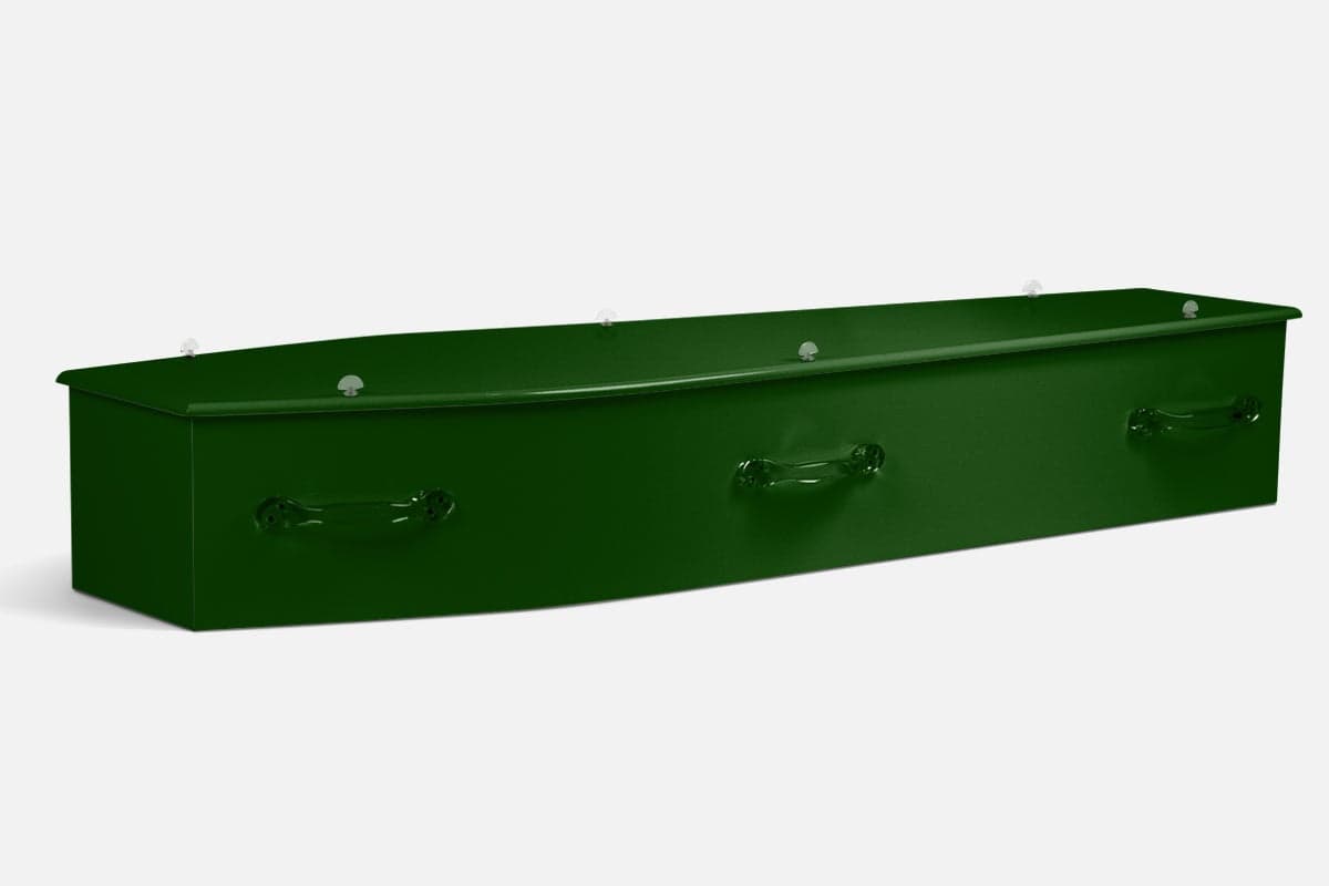 Dark Green coffin