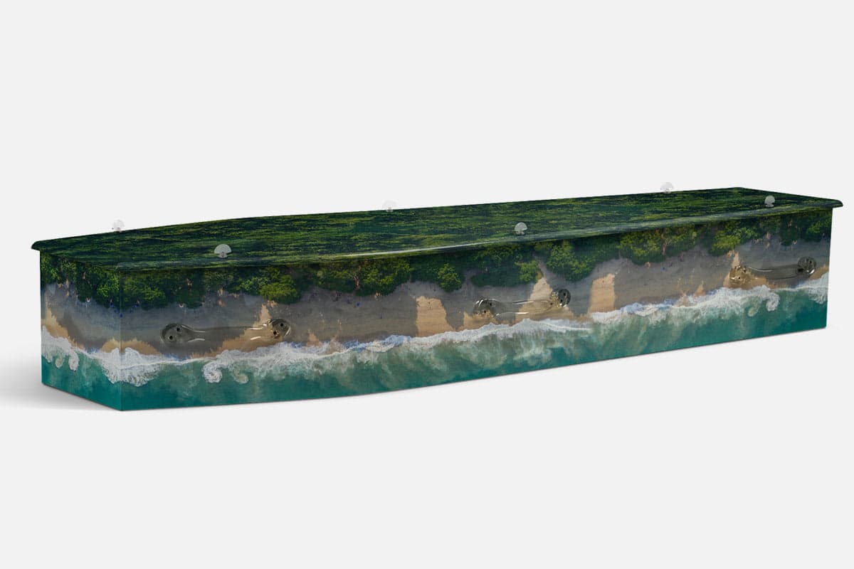 Forest Ocean coffin