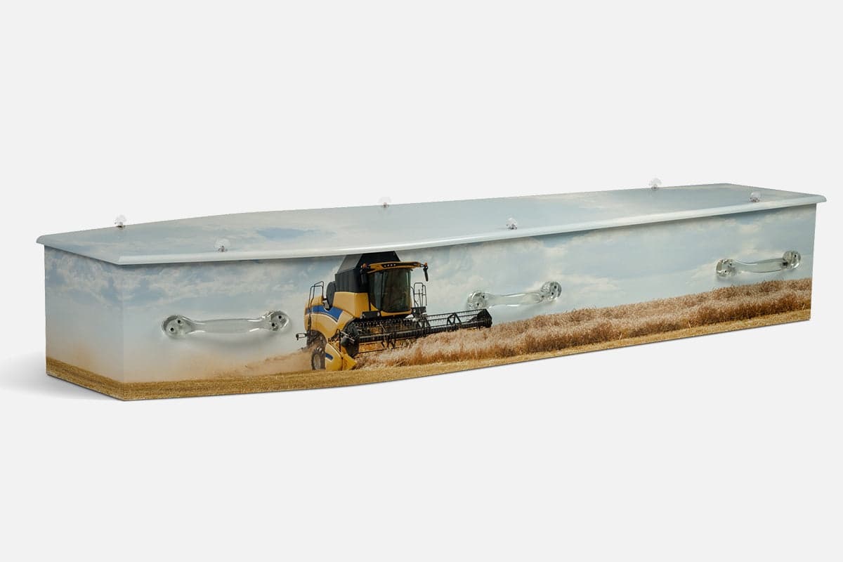 Harvest coffin