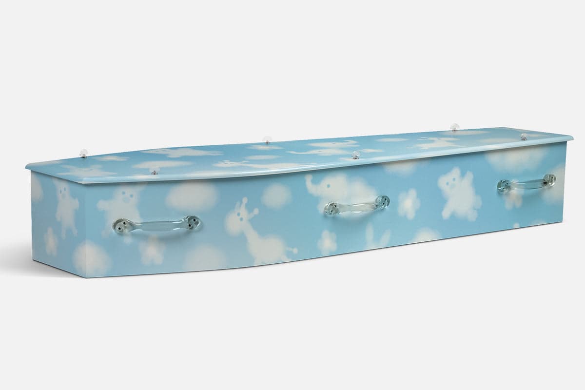Imagine personalised coffin by Lifestyle Coffins