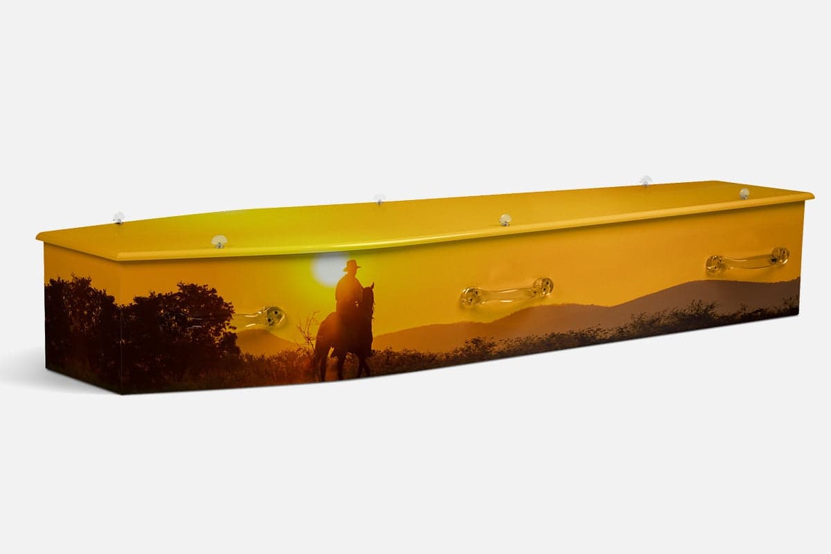 Jackaroo personalised coffin by Lifestyle Coffins