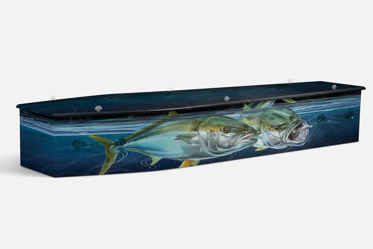 Kings personalised coffin by Lifestyle Coffins