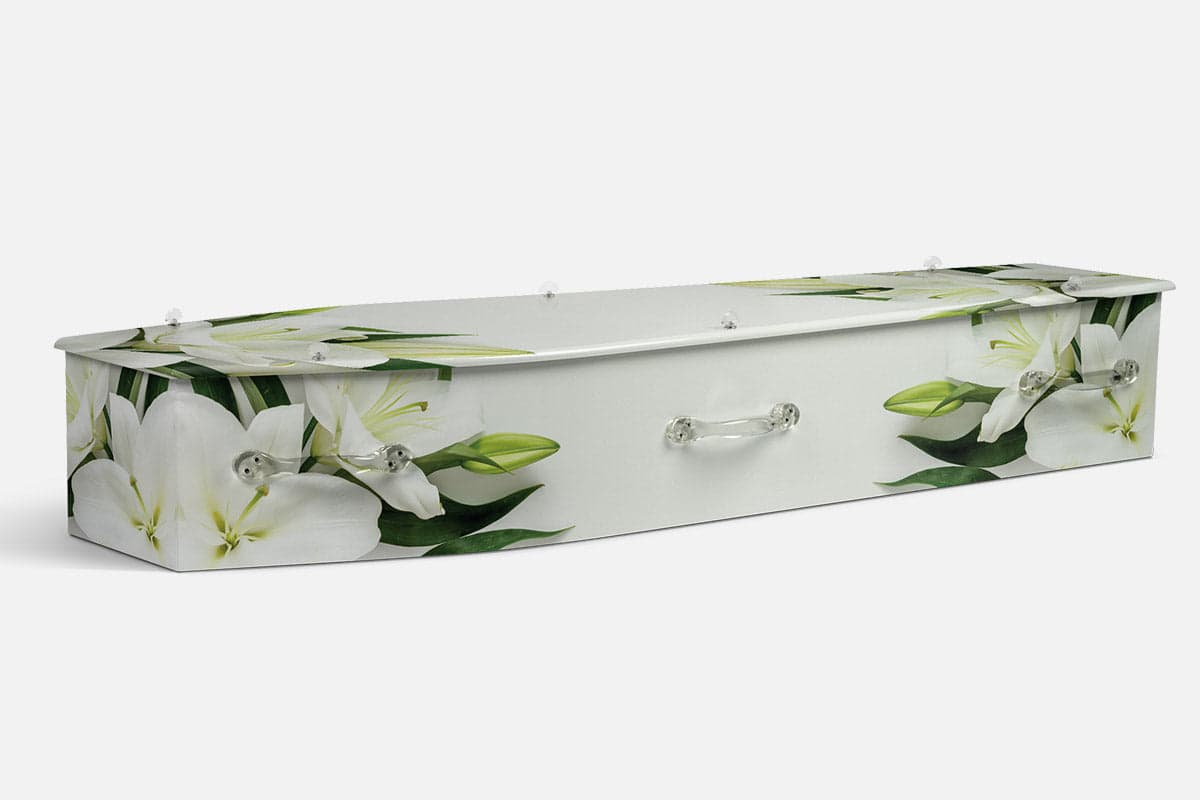 Majestic Lily coffin