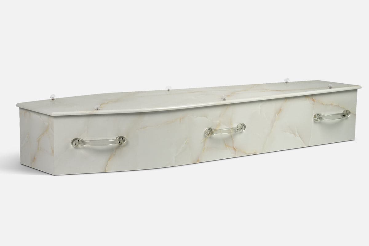 Marble White coffin
