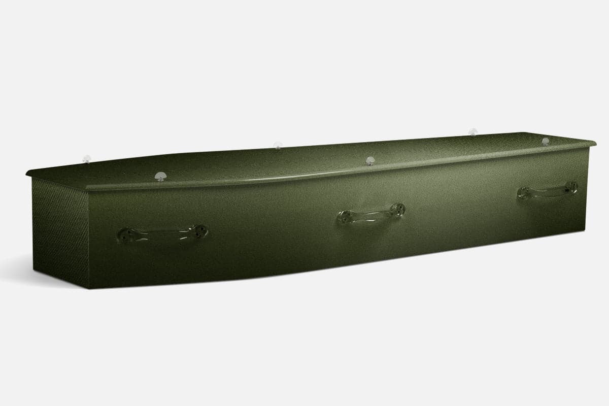 Marsh Green personalised coffin by Lifestyle Coffins