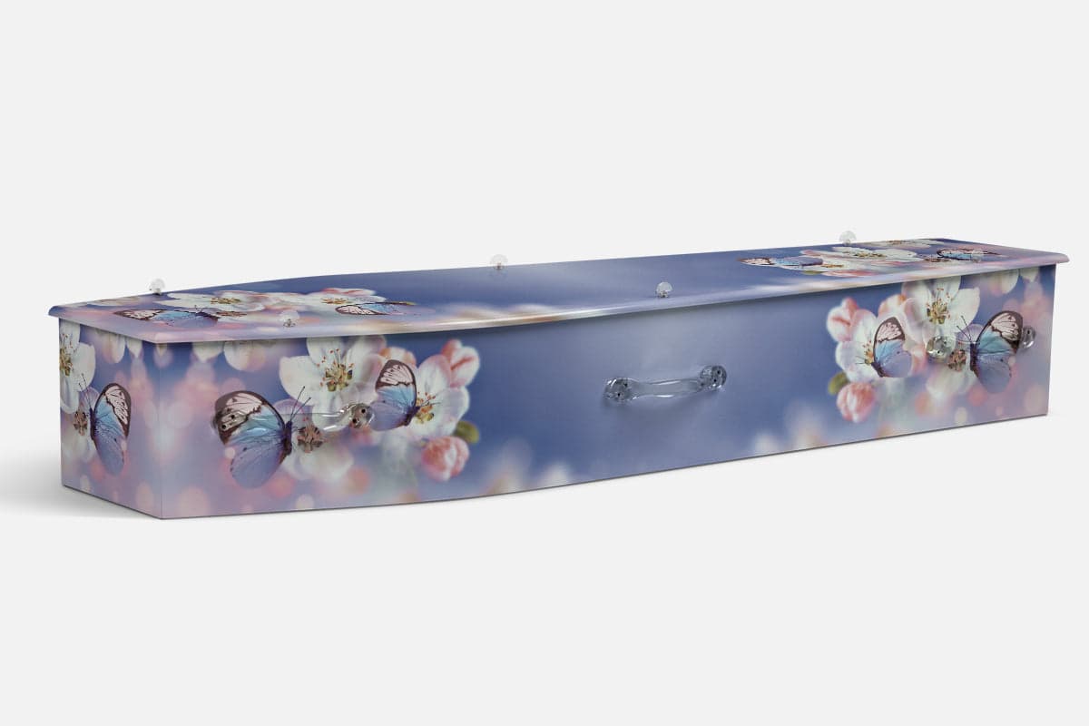 Nature Butterfly Bliss coffin