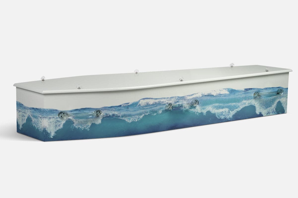 Nature Shoreline Symphony coffin
