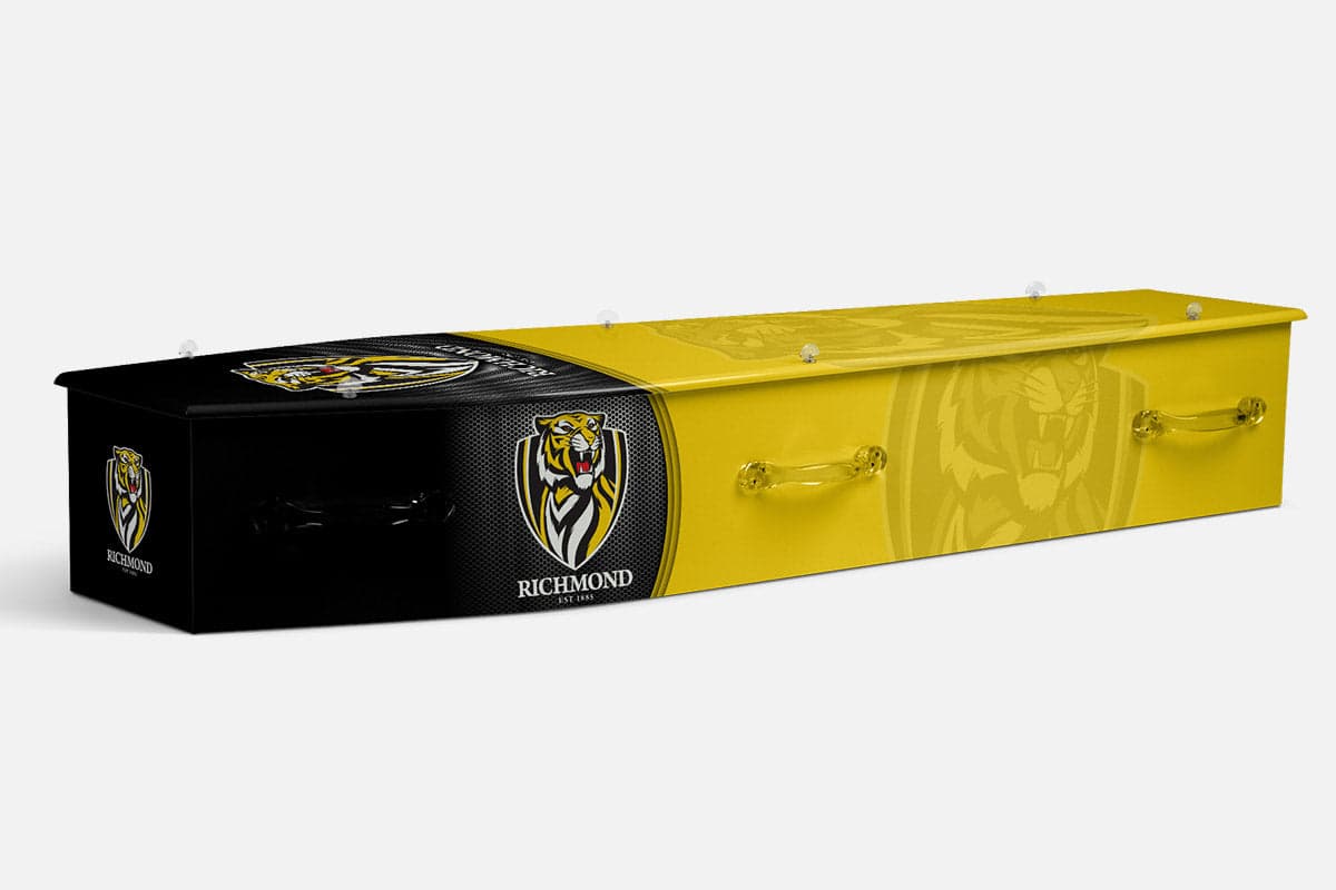 Richmond personalised coffin by Lifestyle Coffins