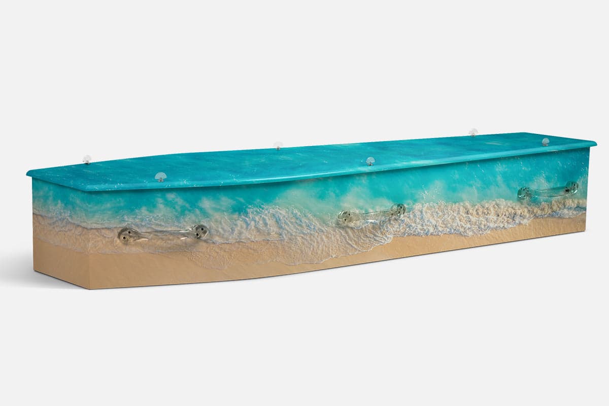 Shoreline Symphony coffin