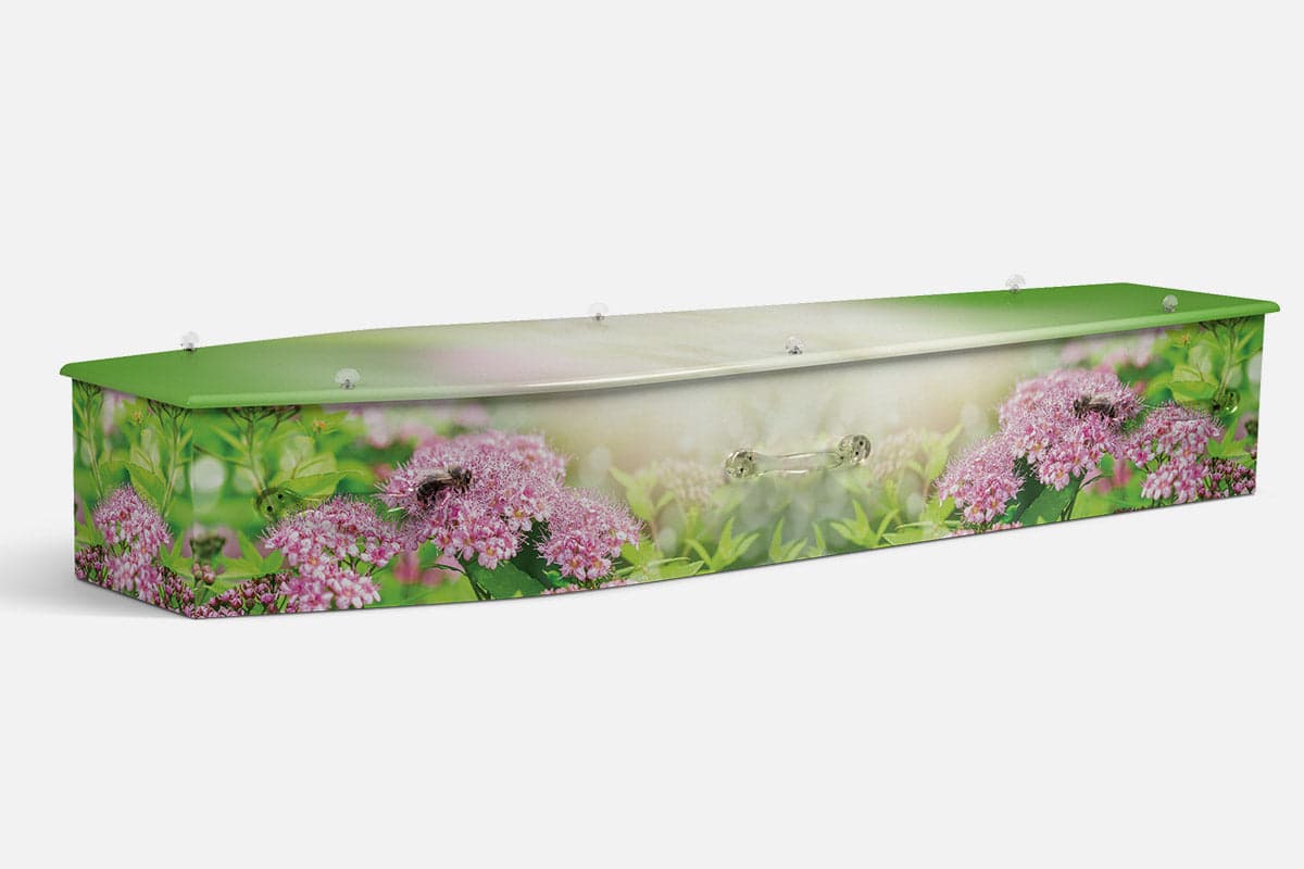 Summer Garden coffin