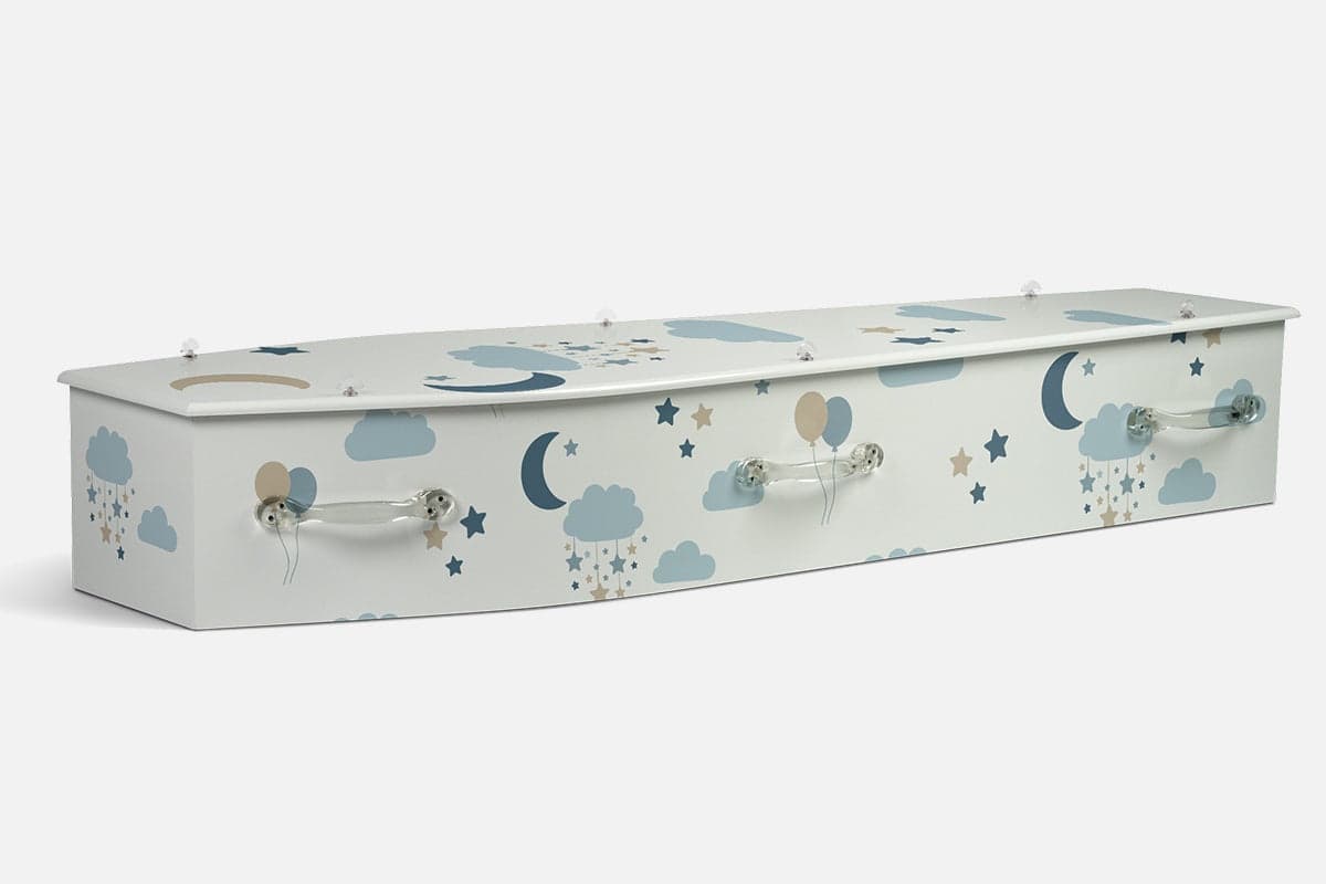 Sweet Dreams personalised coffin by Lifestyle Coffins