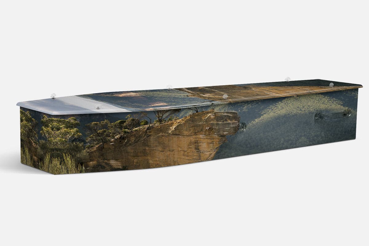The Climber personalised coffin by Lifestyle Coffins