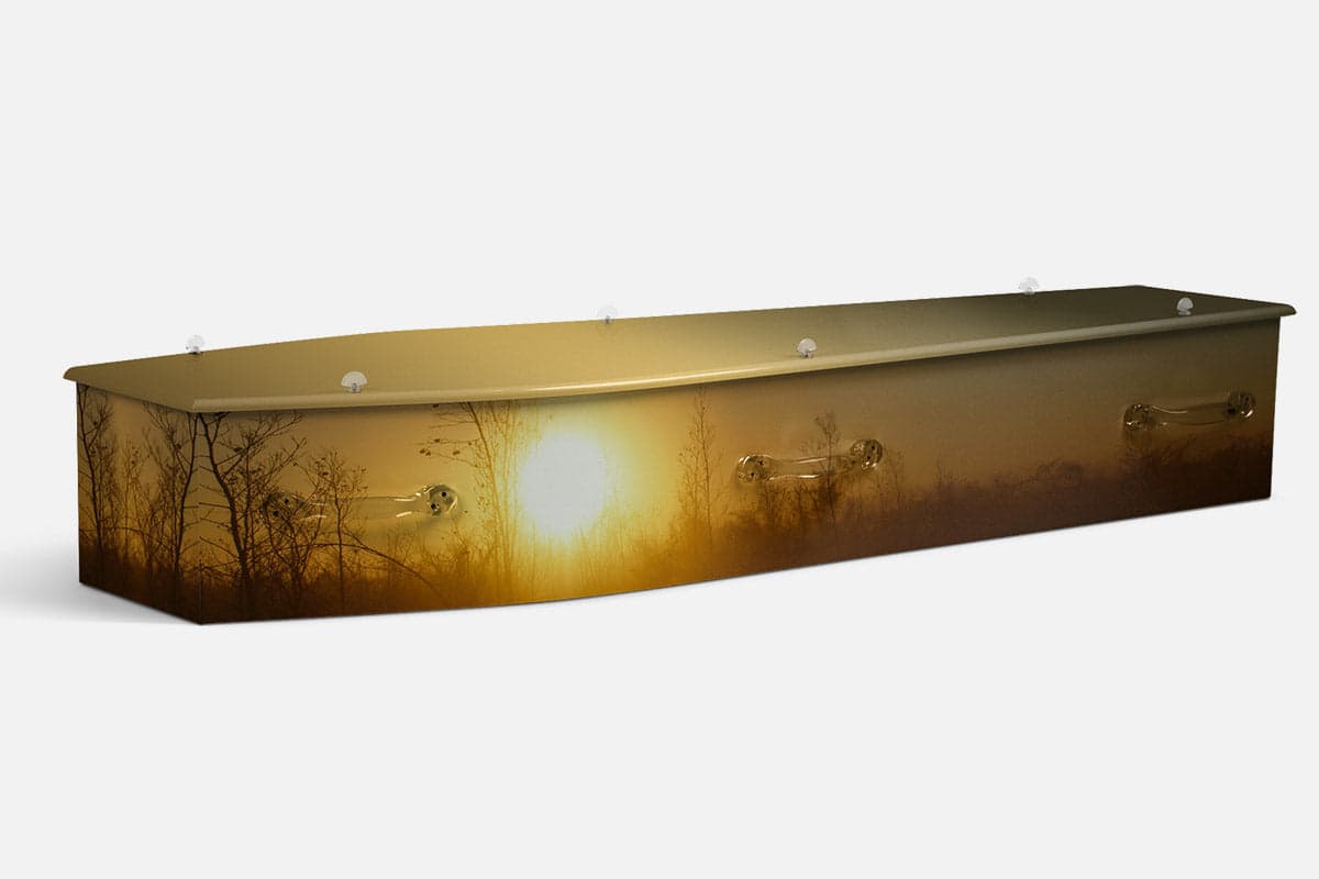 The Kimberley Sunrise coffin