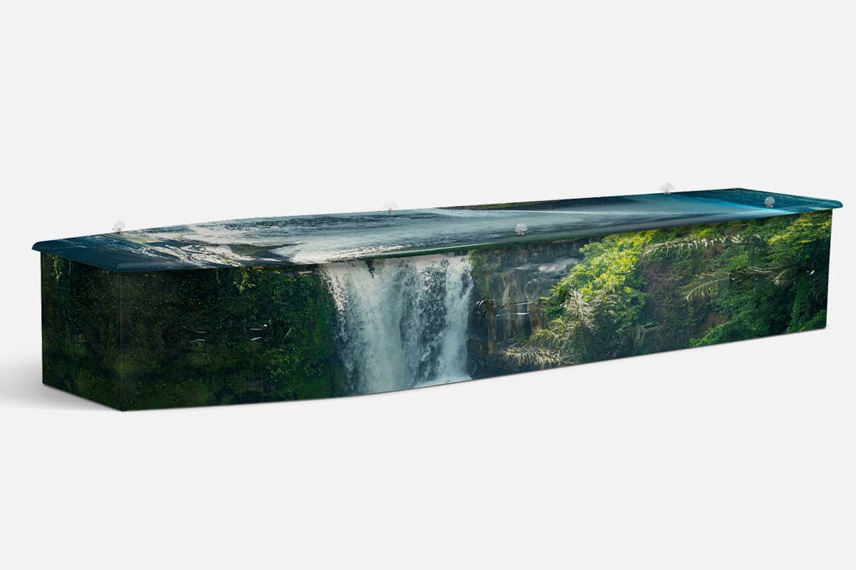 Waterfalls coffin