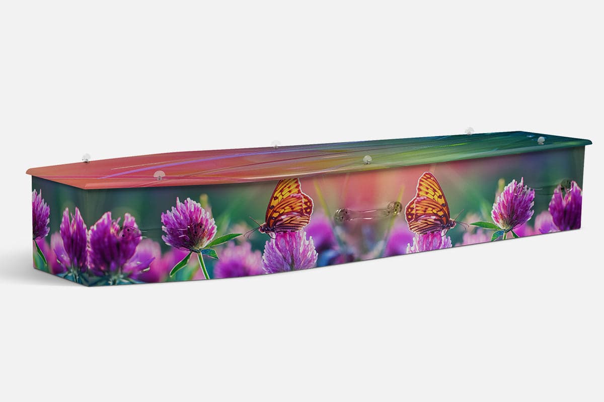 Wild Flowers coffin