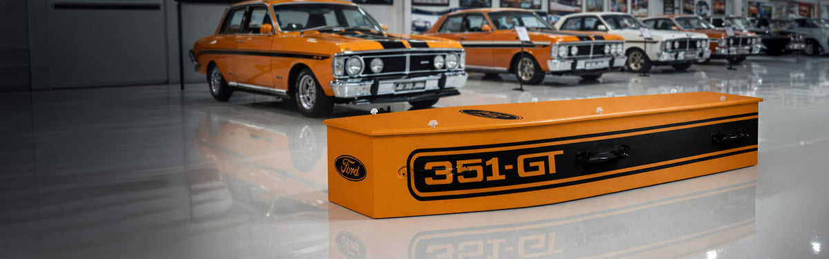 Cars & Bikes personalised coffins