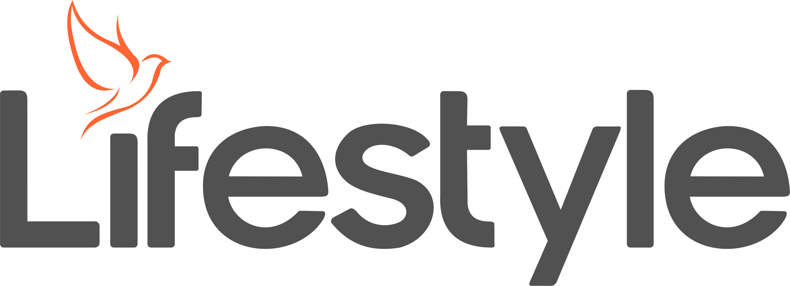 Lifestyle logo black orange